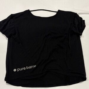Pure Barre Classic Black Short Sleeve Tee